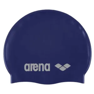 Arena Unisex Classic Silicone Swim Cap  - Denim/Silver