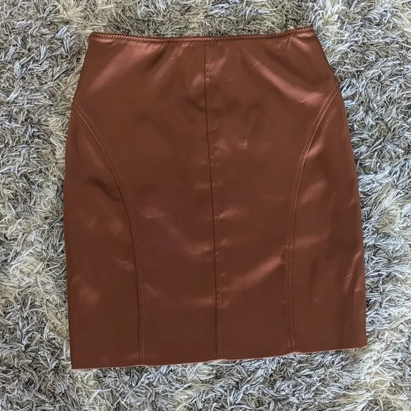 Aritzia Wilfred Bronze Skirt Size 0