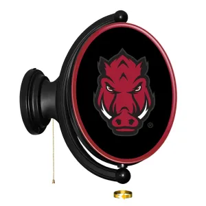 Arkansas Razorbacks: Big Red - Original Oval Rotating Lighted Wall Sign