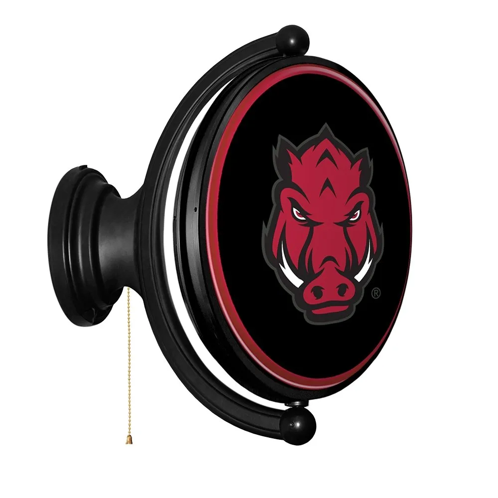 Arkansas Razorbacks: Big Red - Original Oval Rotating Lighted Wall Sign