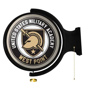 Army Black Knights: Athena's Helmet - Original Round Rotating Lighted Wall Sign