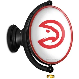 Atlanta Hawks: Original Oval Rotating Lighted Wall Sign