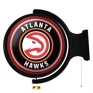 Atlanta Hawks: Original Round Rotating Lighted Wall Sign