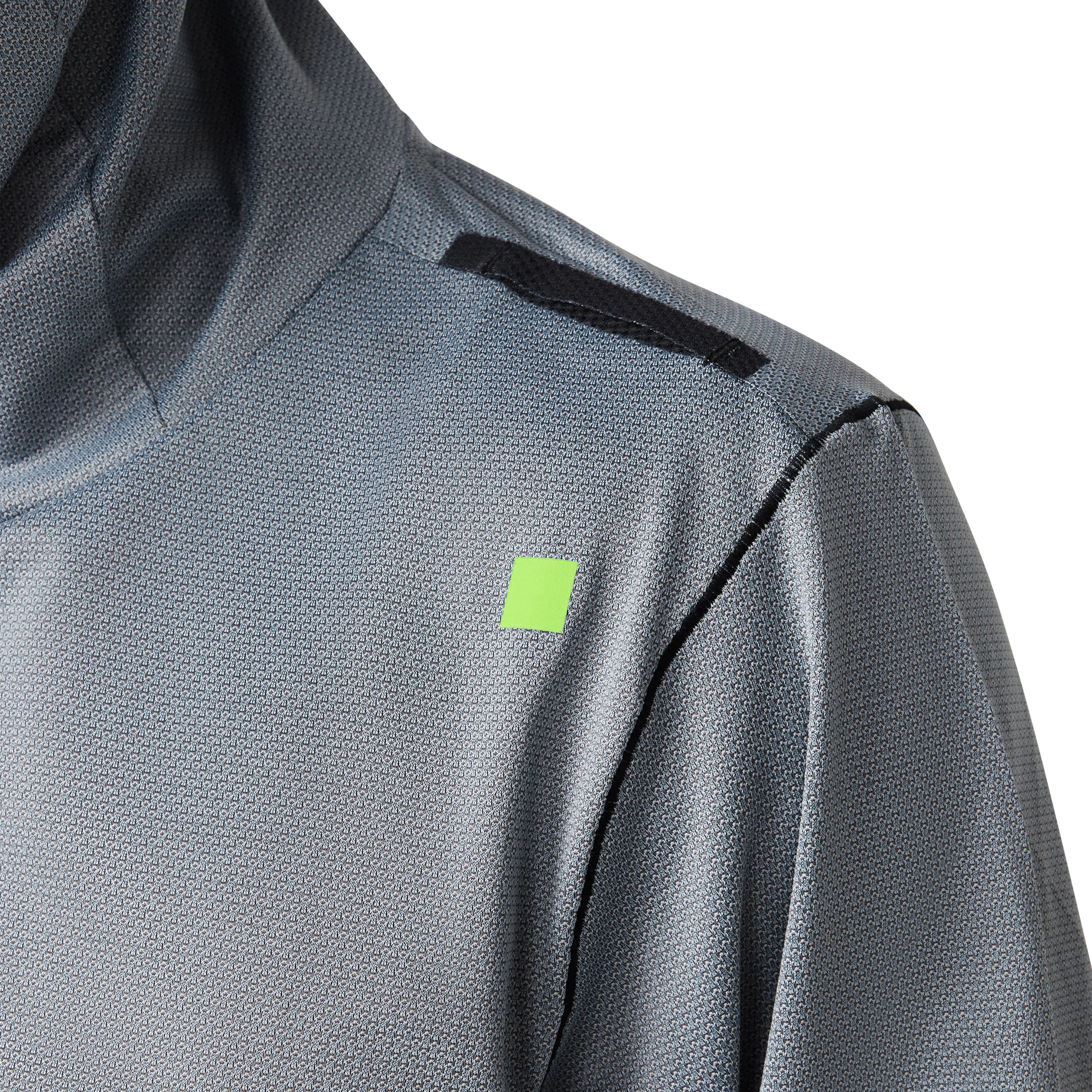 Attaquer Terra Long Sleeved Hooded Tech Tee - Black