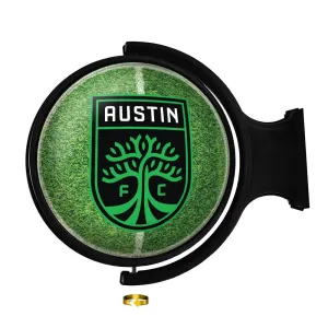 Austin FC: Pitch - Original Round Rotating Lighted Wall Sign