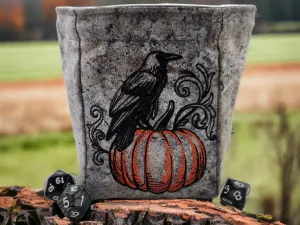Autumn raven dice bag