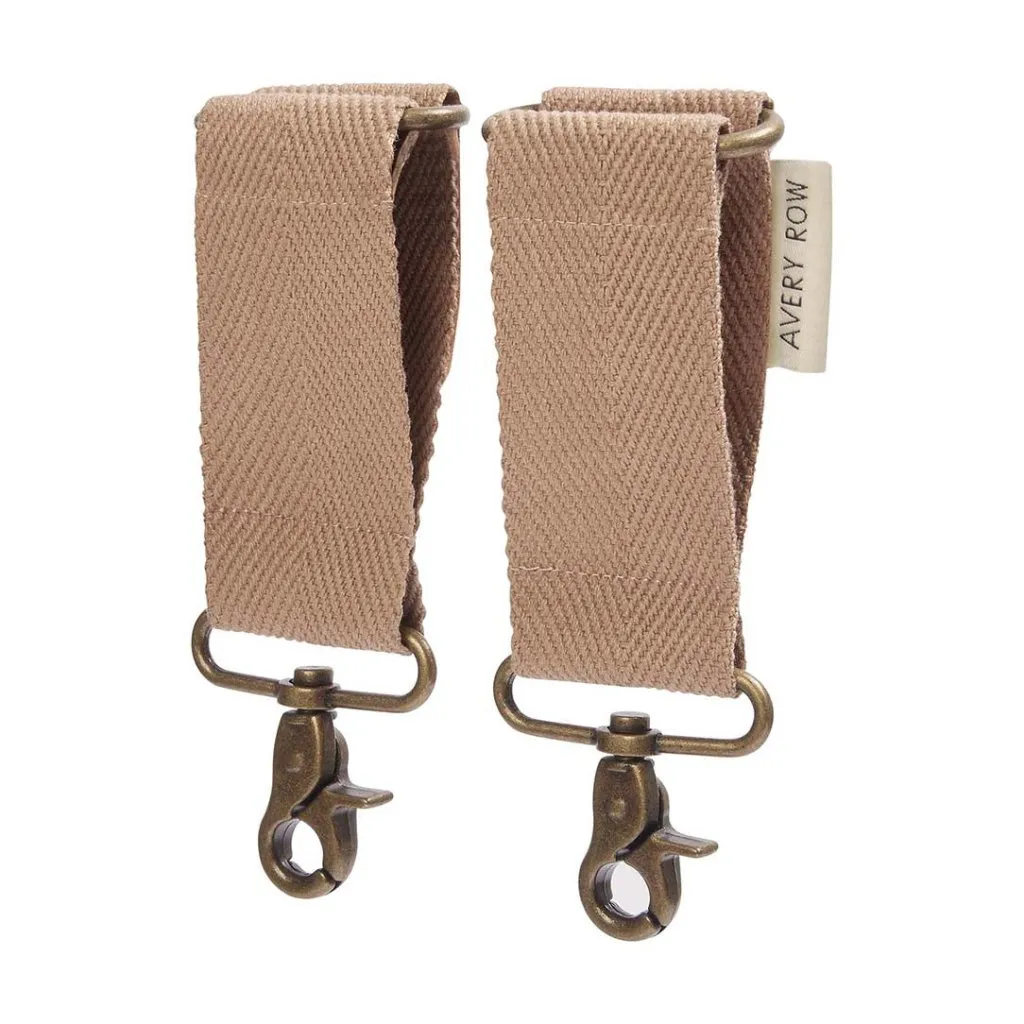 AVERY ROW Baby Changing Bag - Latte (With Pram Clips)