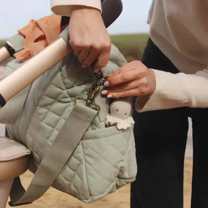 AVERY ROW Baby Changing Bag - Sage (With Pram Clips)