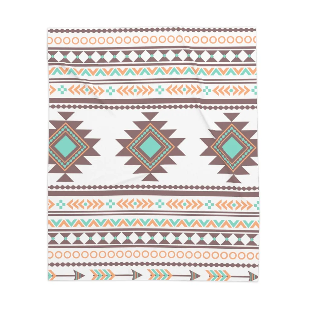 Aztec Earth Sherpa Blanket
