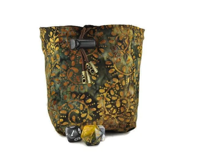 Baby brown owl dice bag,