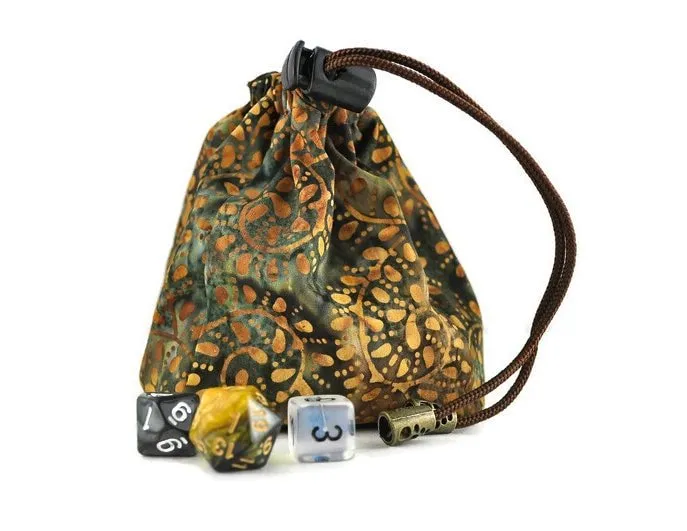 Baby brown owl dice bag,