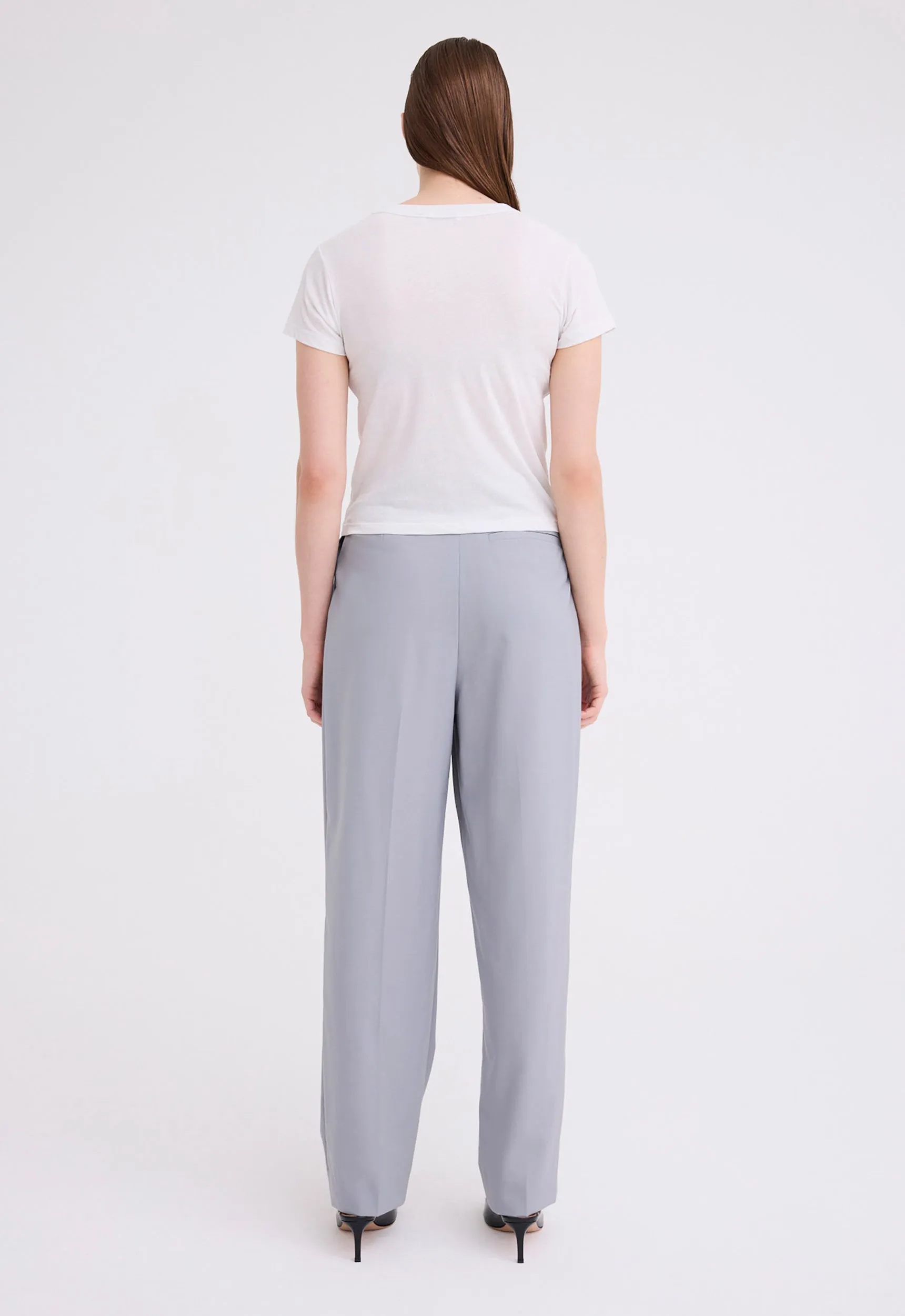 Baby Pima Cotton Tee - Ghost White