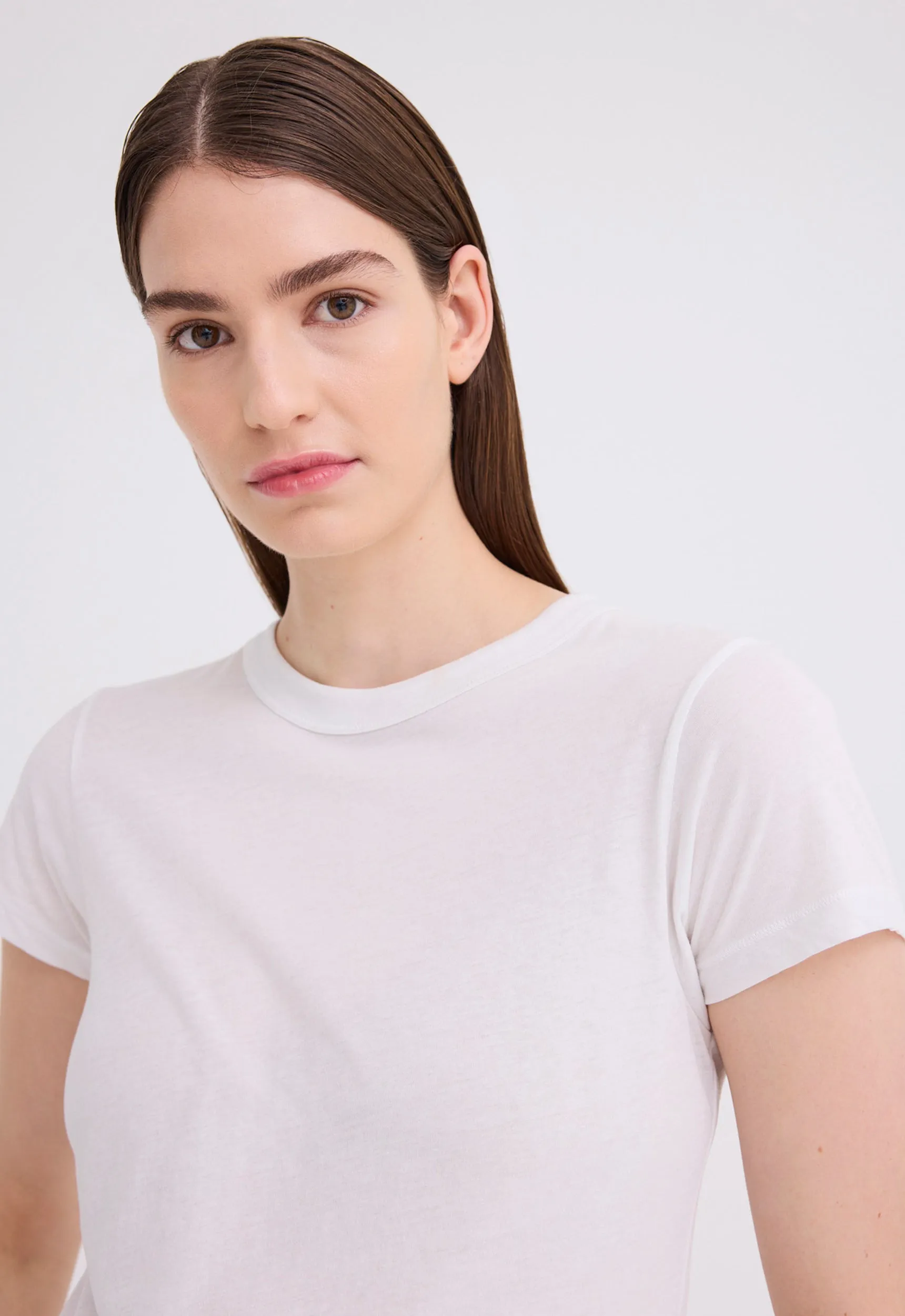 Baby Pima Cotton Tee - Ghost White