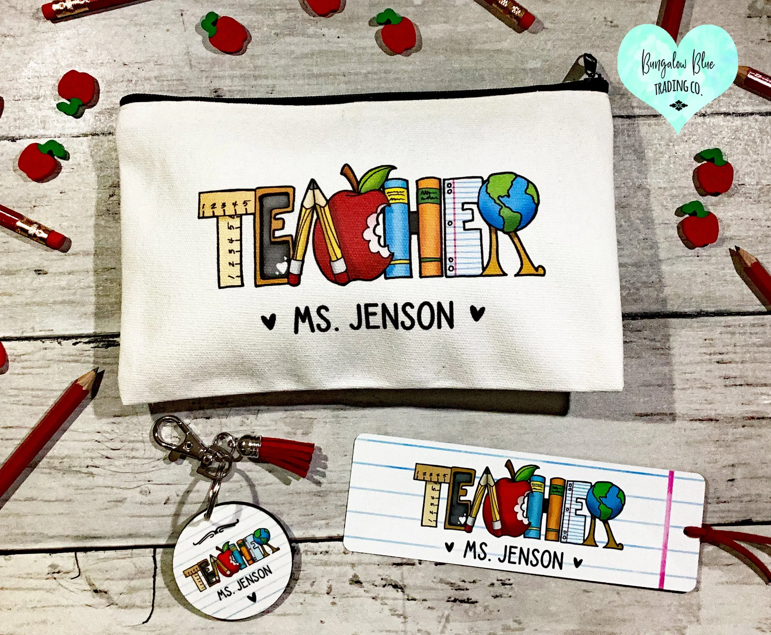 Back To School Pencil Bag Sets - Teacher