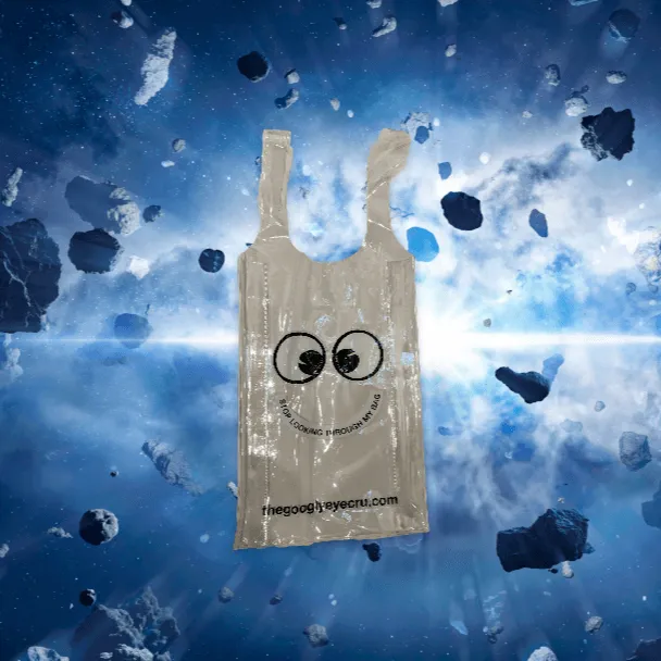 BAG LARGE Clear Reusable biodegradable PVC BAG