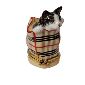 Berberry Bag Cat Toy with Yarn Ball