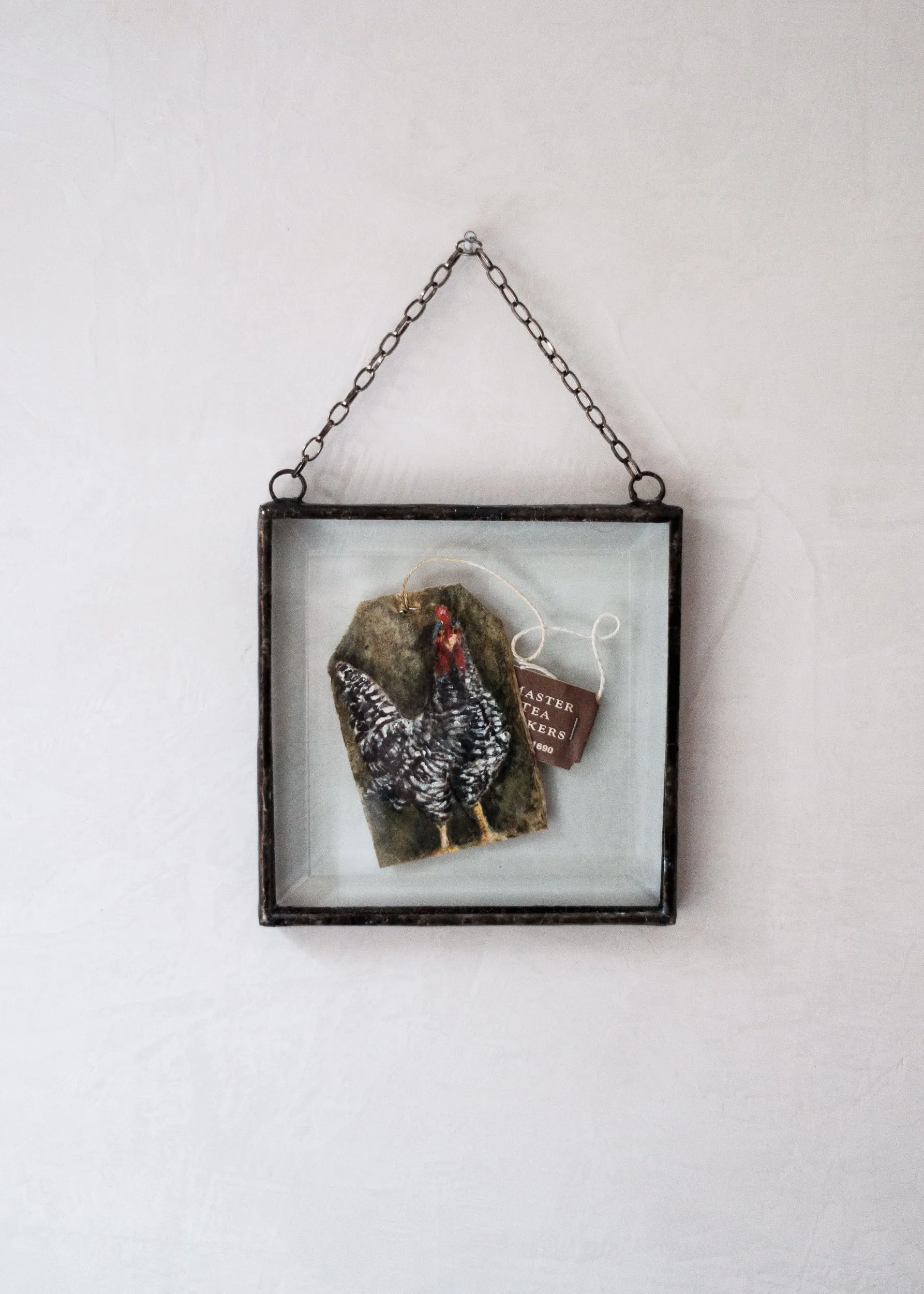 Bertha Tea Bag Painting