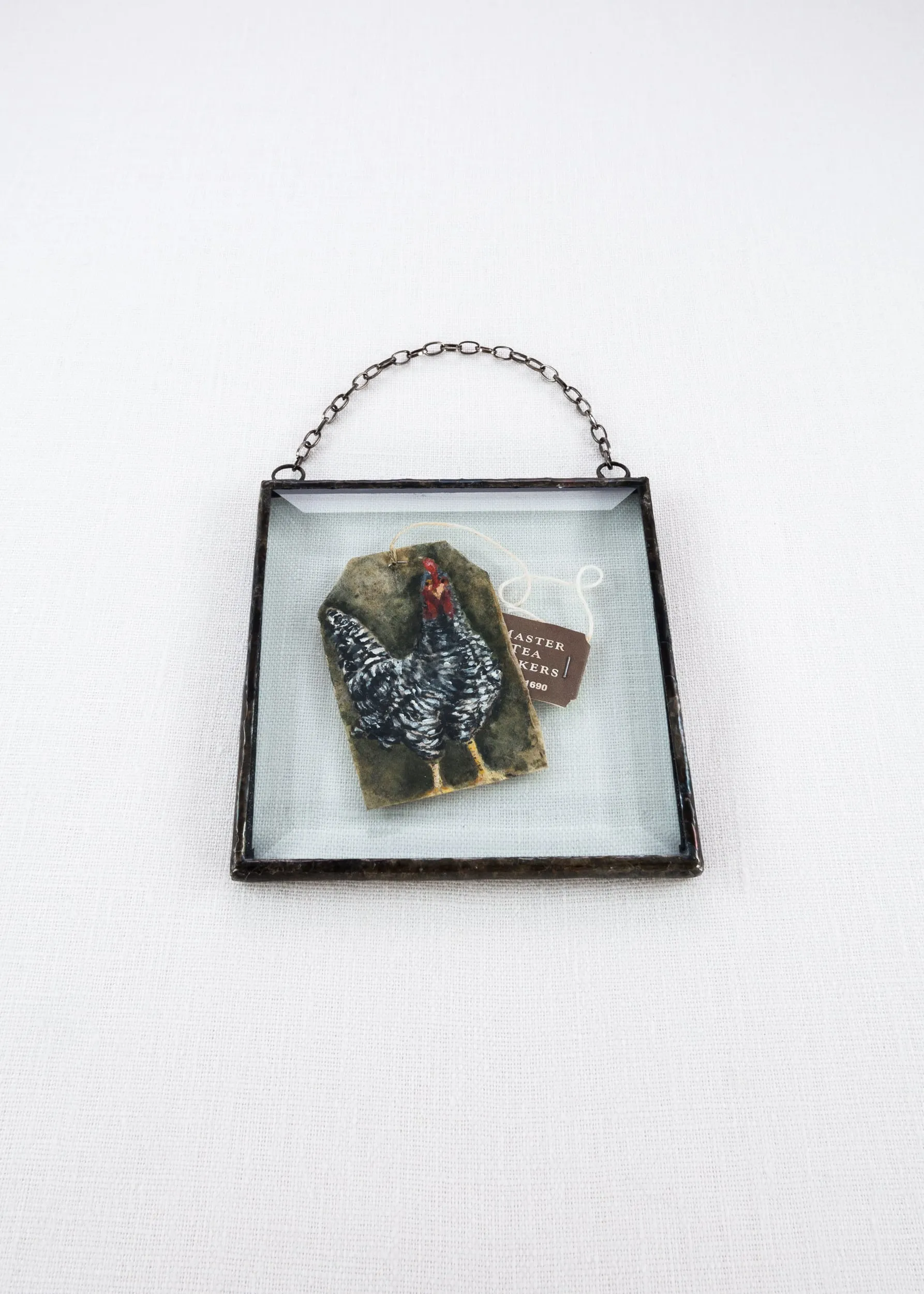 Bertha Tea Bag Painting