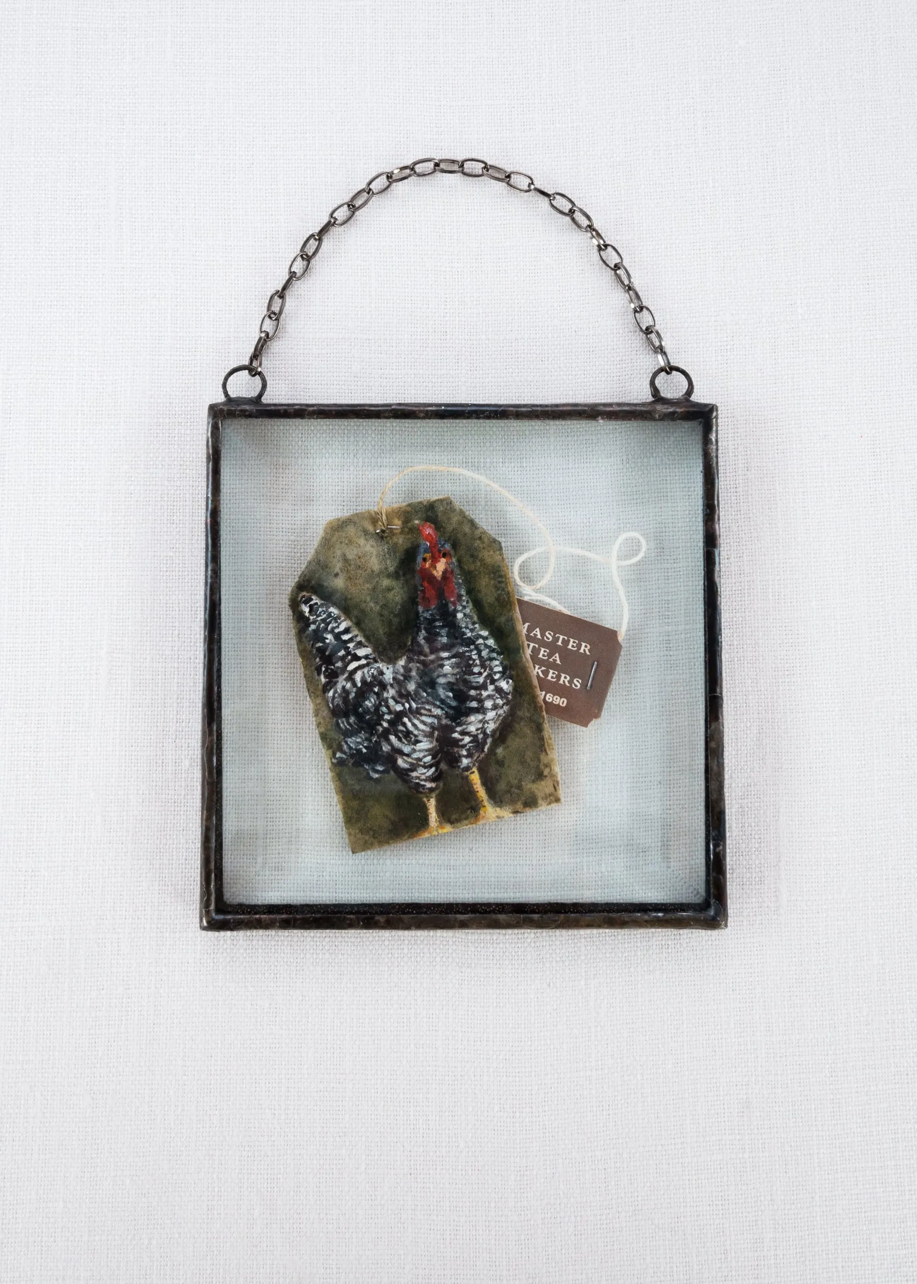 Bertha Tea Bag Painting