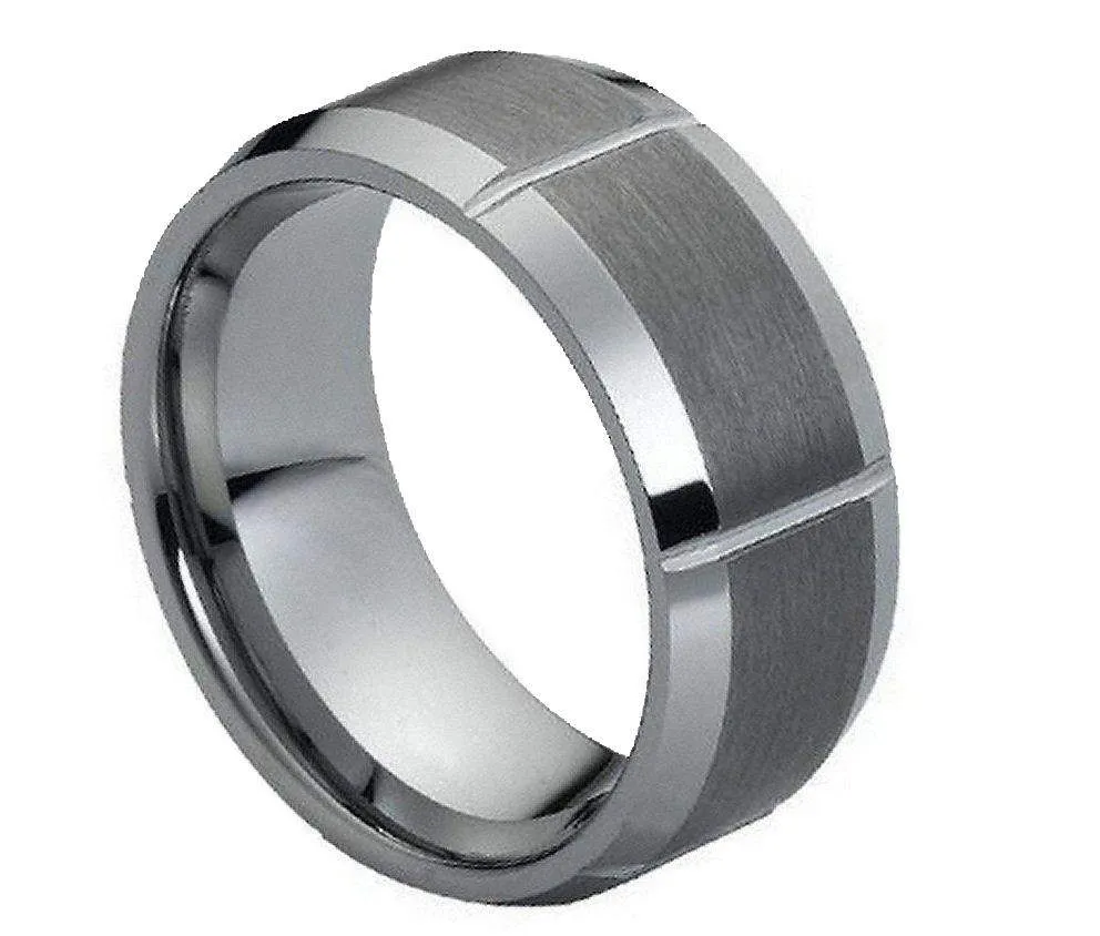 Beveled Edge Vertical Grooves