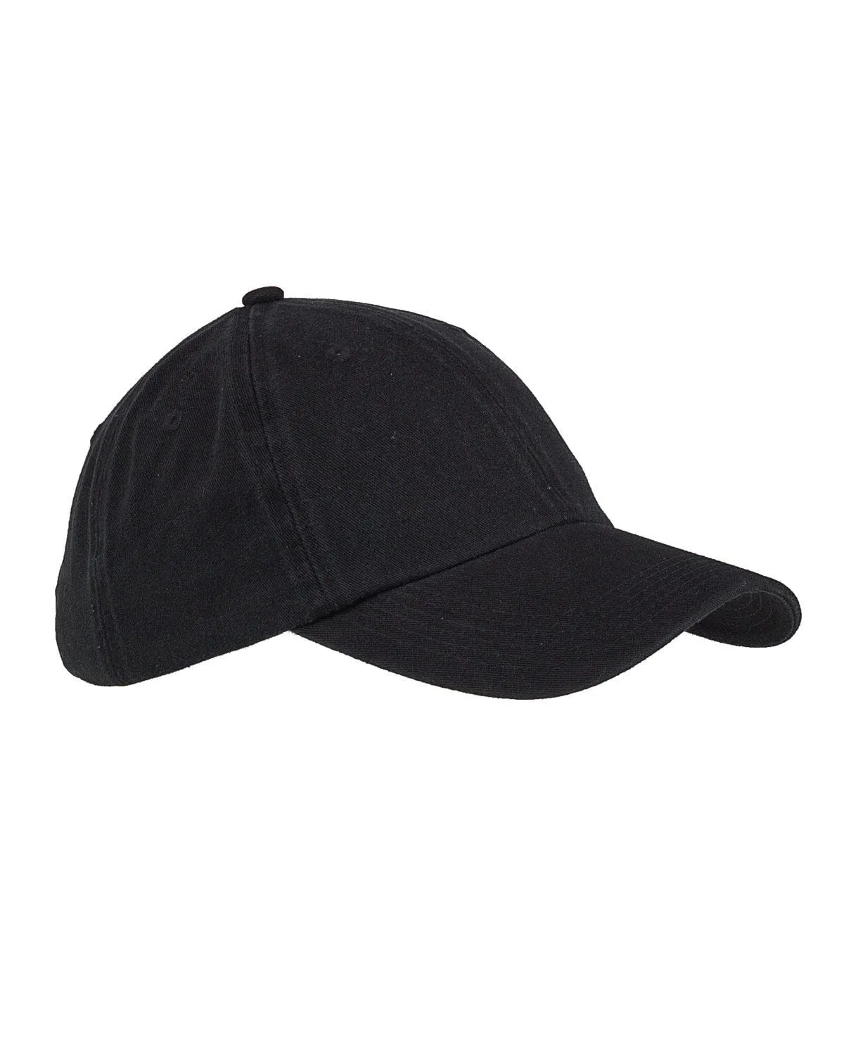 Big Accessories Enzyme Washed Low Profile Cap | Black