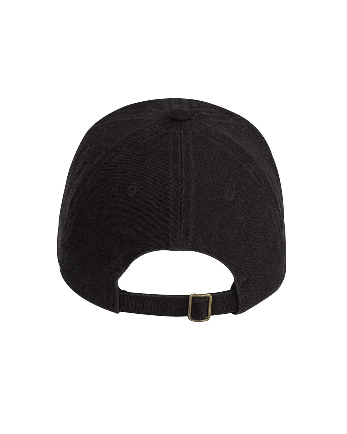 Big Accessories Enzyme Washed Low Profile Cap | Black