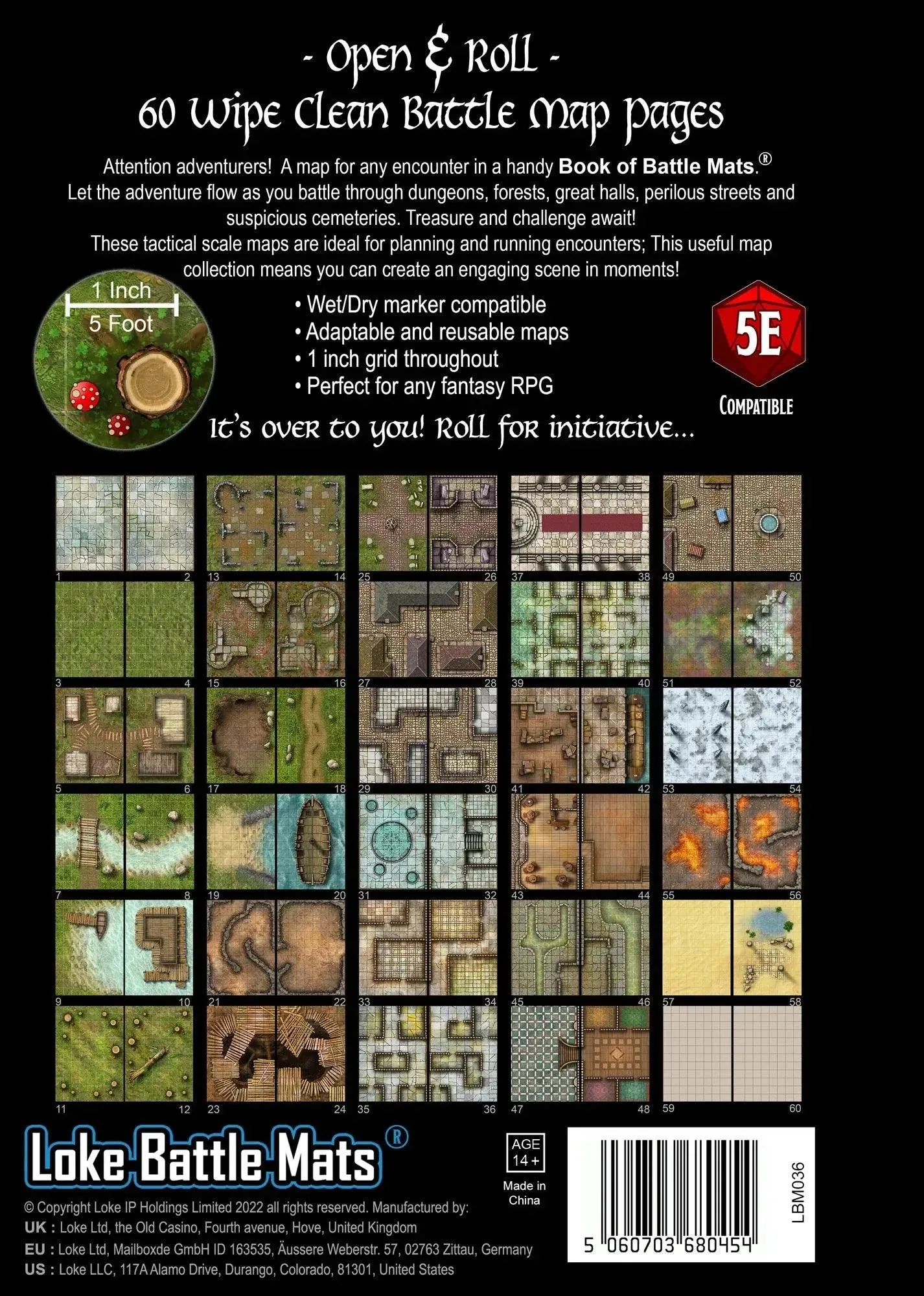 Big Book of Battle Mats (revised) - A4 12X9"