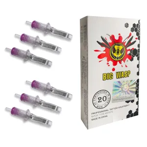 BIG WASP Cartridges Needle Matte Transparent-Soft Edge Magnums