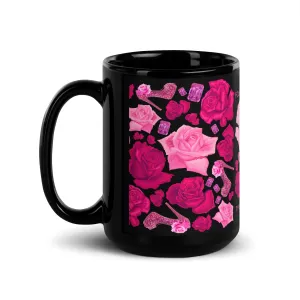 Black Glossy Mug 'Follow your dreams'
