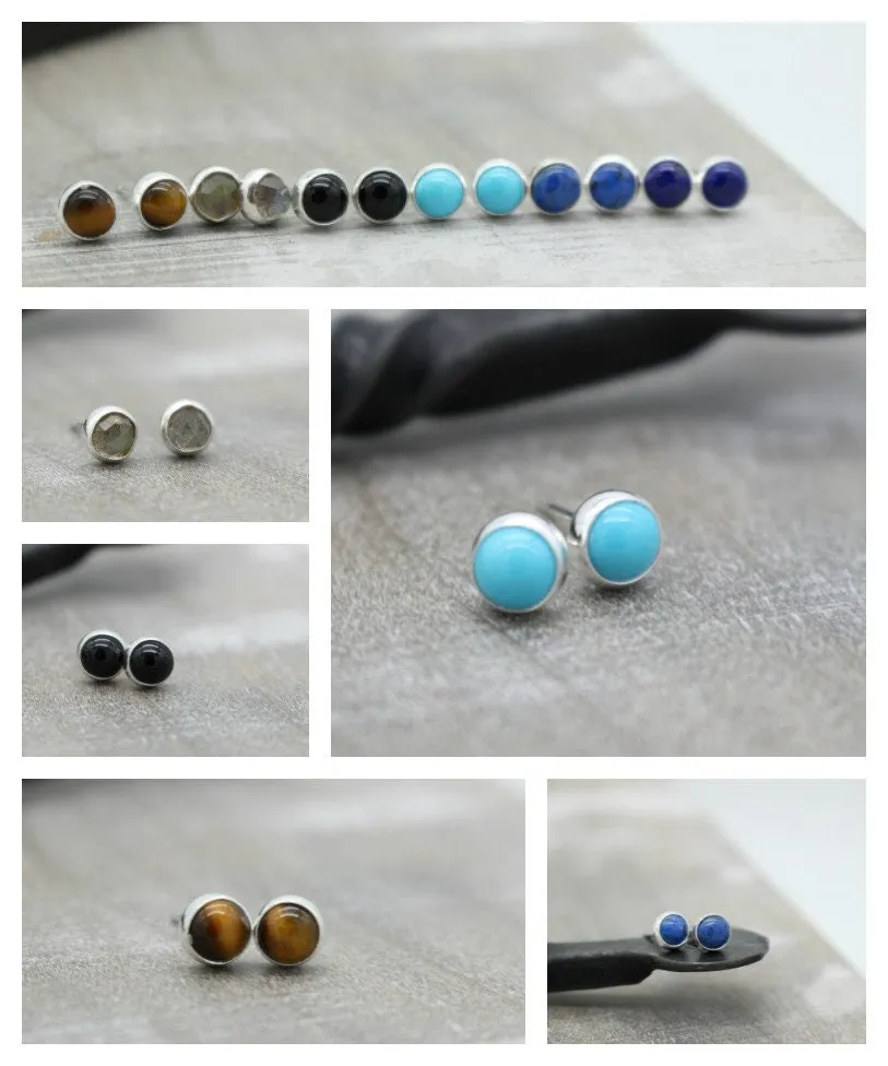 Black Rutilated Quartz Earrings