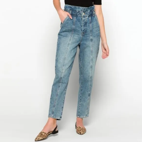 Blank NYC paper bag high waist jeans
