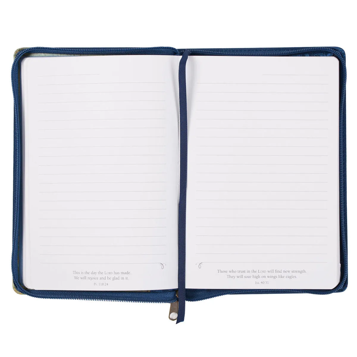 Blessed Faux Leather Journal with Zipper