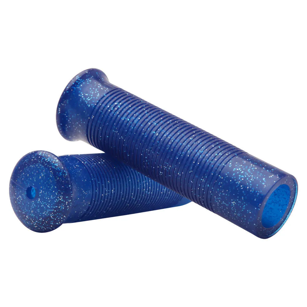 Blue Metal Flake Grips