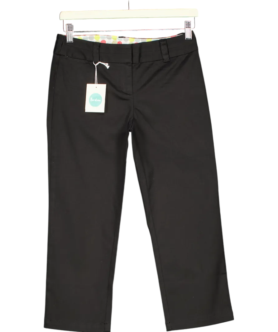 Boden Black Petite Slim Leg cigarette Trouser UK 6