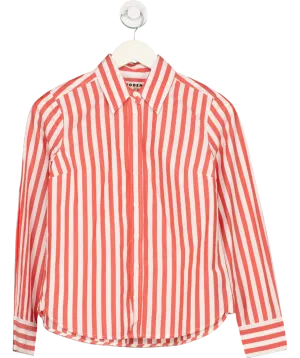 Boden Red 100% Cotton Stripe Shirt Petite UK 6