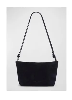 Bond Bag in Suede (Deep Navy)