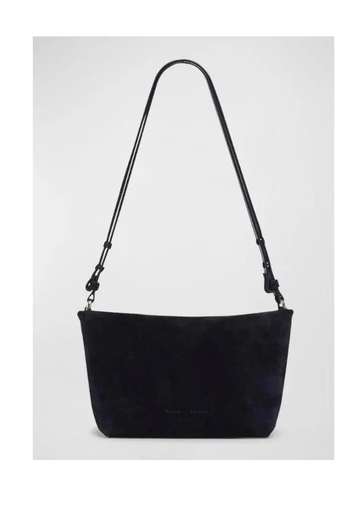 Bond Bag in Suede (Deep Navy)