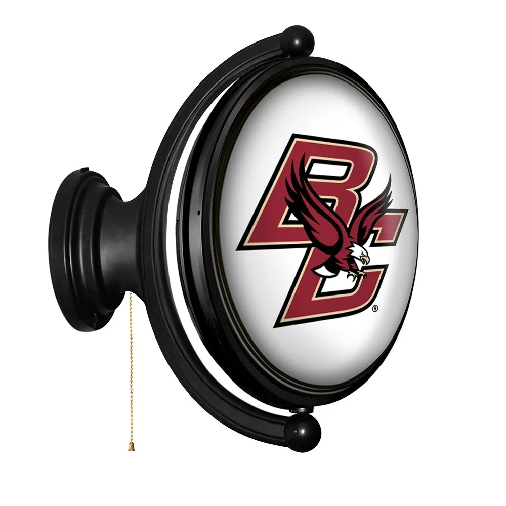 Boston College Eagles: Original Oval Rotating Lighted Wall Sign