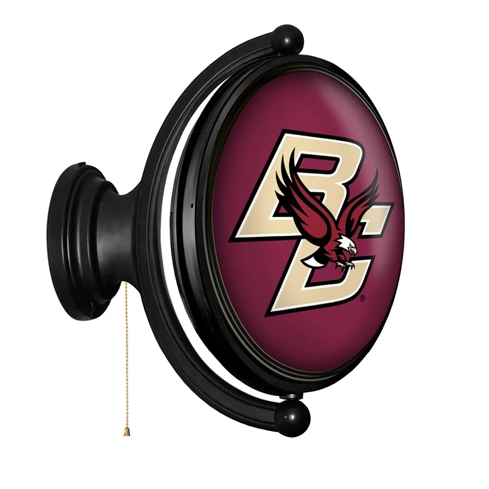 Boston College Eagles: Original Oval Rotating Lighted Wall Sign