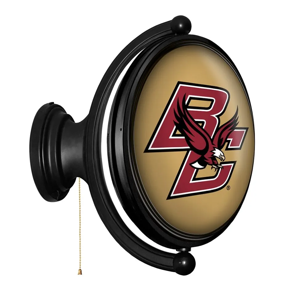 Boston College Eagles: Original Oval Rotating Lighted Wall Sign