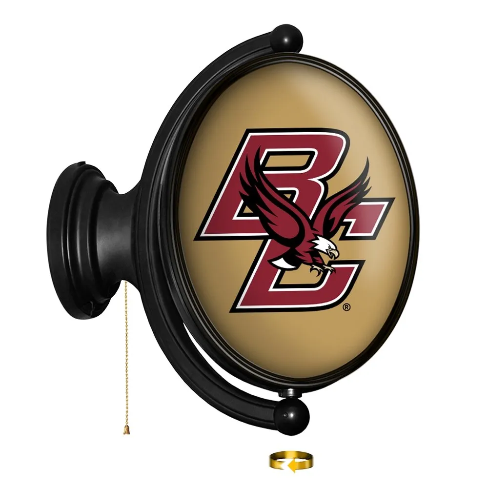 Boston College Eagles: Original Oval Rotating Lighted Wall Sign