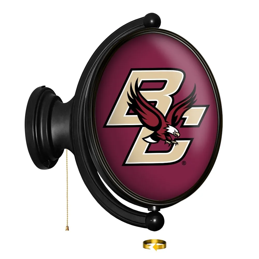 Boston College Eagles: Original Oval Rotating Lighted Wall Sign