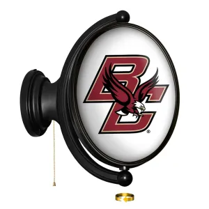 Boston College Eagles: Original Oval Rotating Lighted Wall Sign