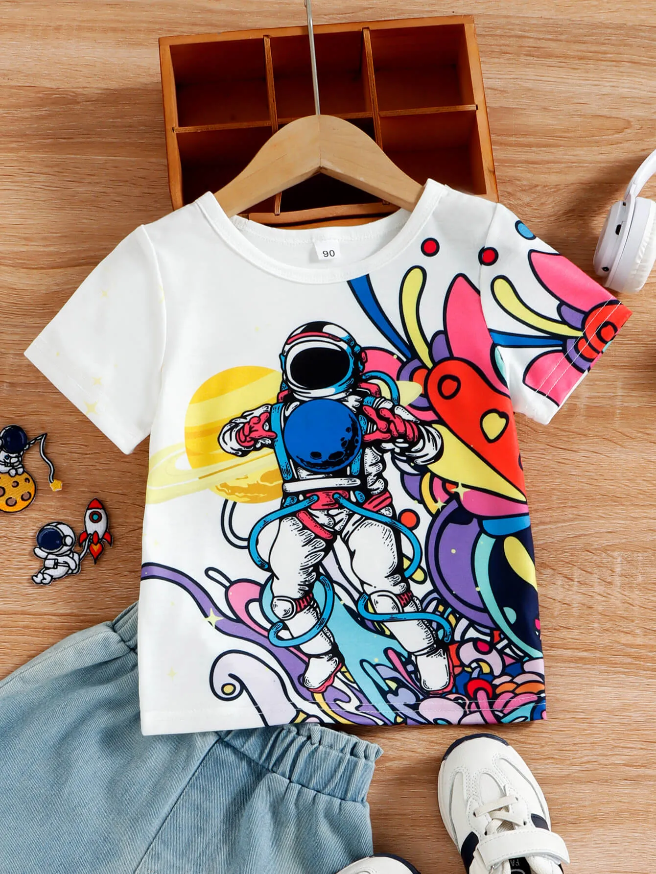 Boys Astronaut Graphic T-Shirt