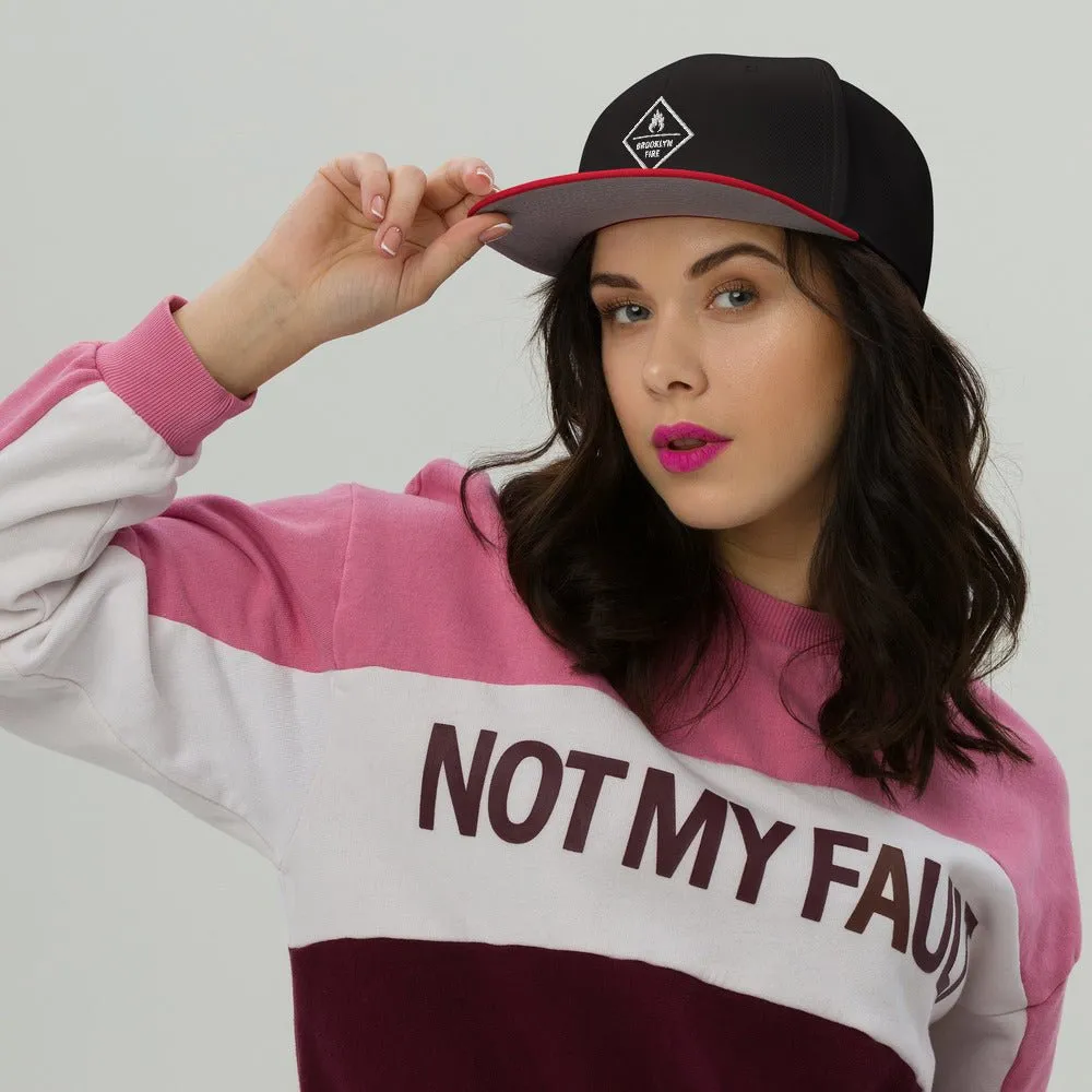 Brooklyn Fire Snapback Hat