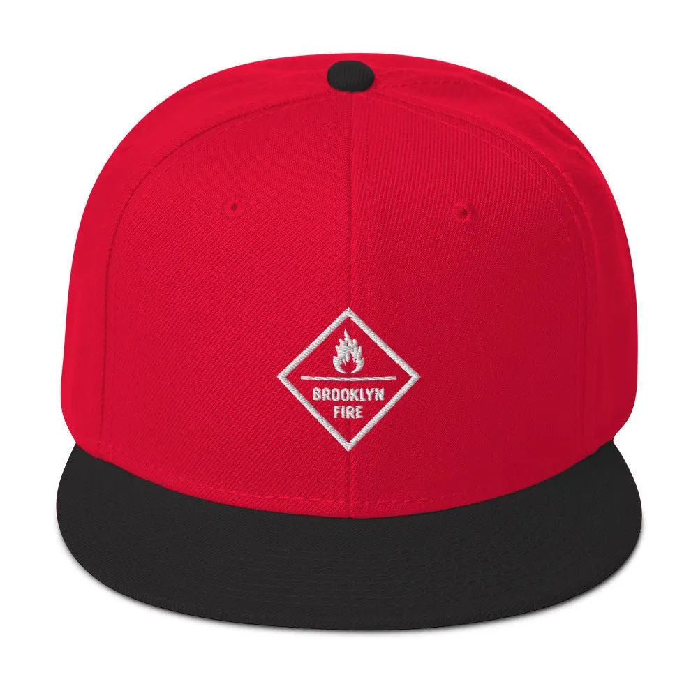 Brooklyn Fire Snapback Hat