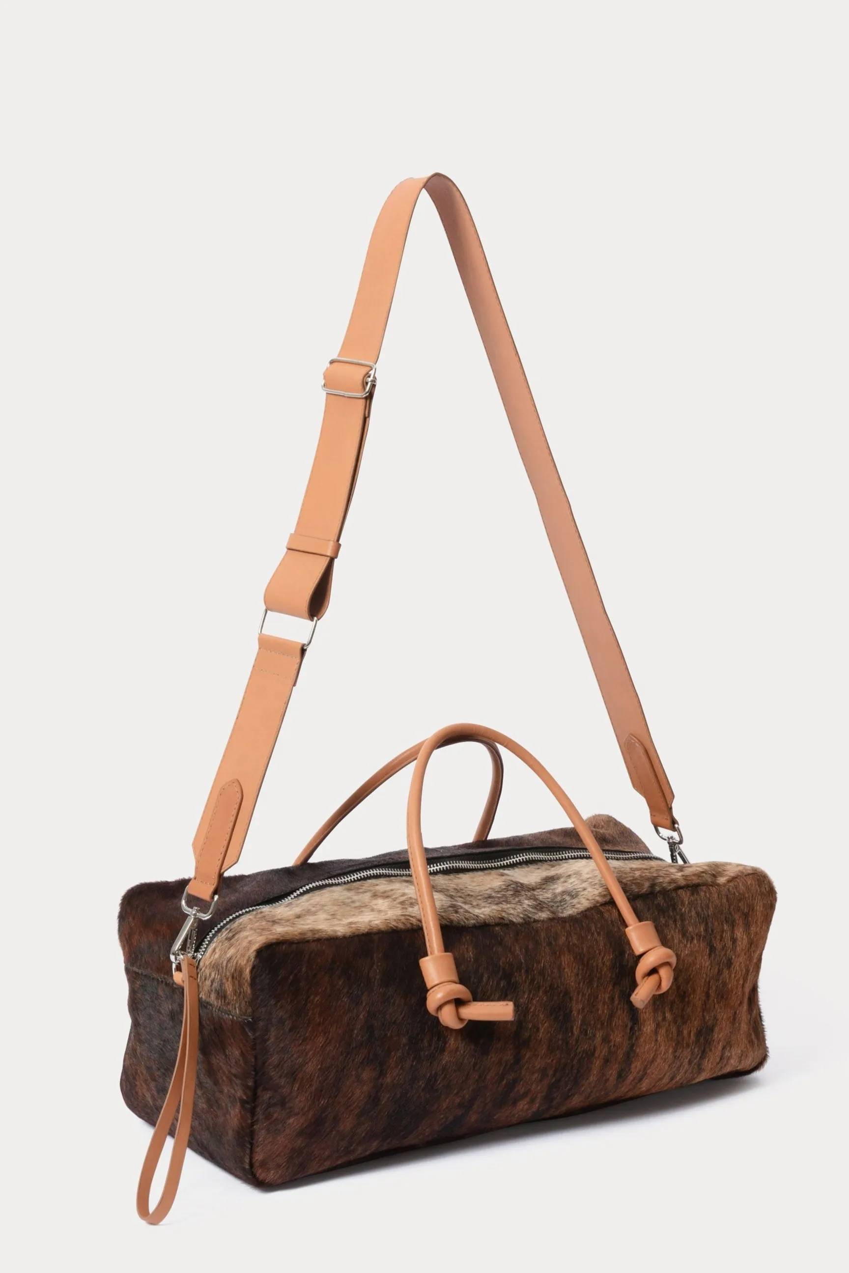 Brynd Large Box Bag in Umber Multi