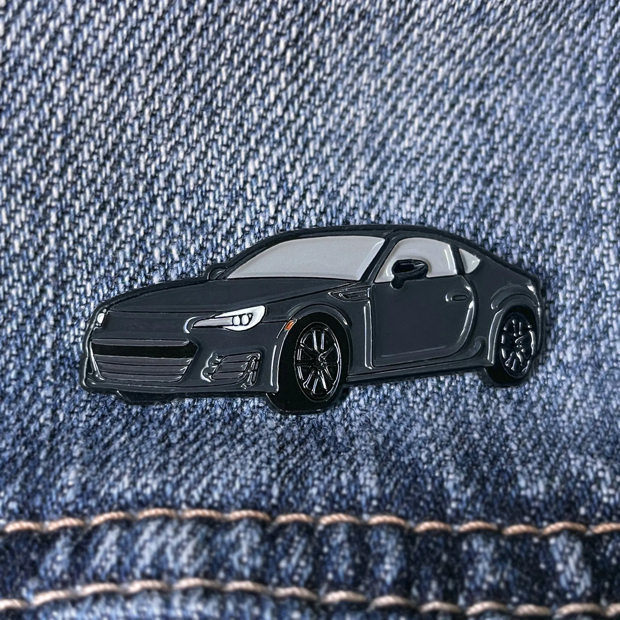 BRZ 2nd Gen (Gray) Car Lapel Enamel Pin