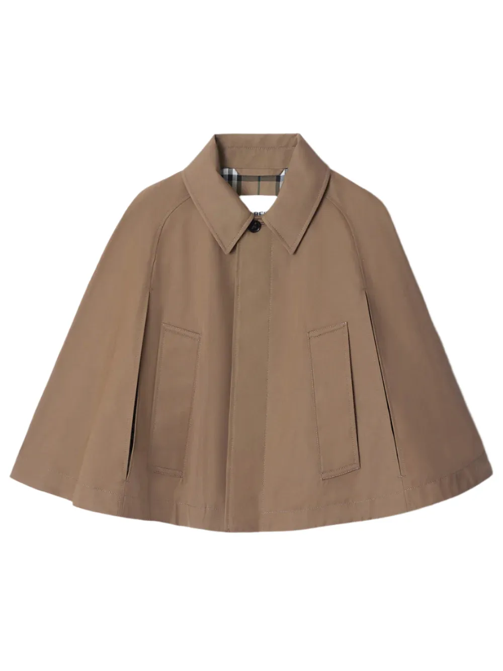 Burberry Cotton Blend Cape in Trail