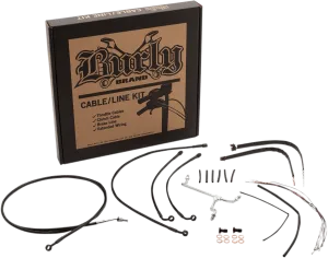 Burly Brand B30-1183 Handlebar Cable/Line Install Kit - Black